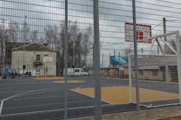 Открытие спортивной площадки в Смоленске