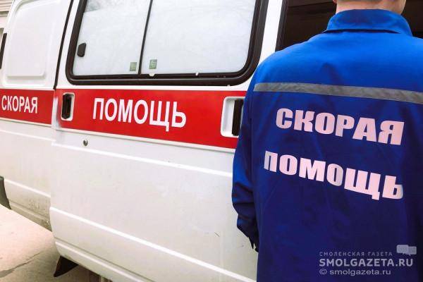 ДТП в Духовщине: авария с пострадавшим
