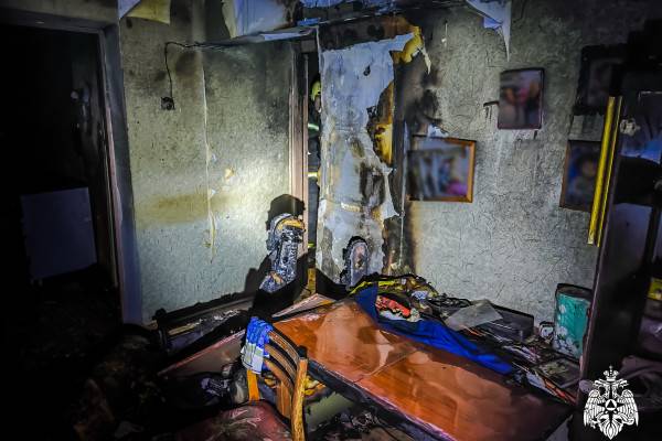 В Смоленском районе при пожаре в квартире произошла трагедия - погиб мужчина