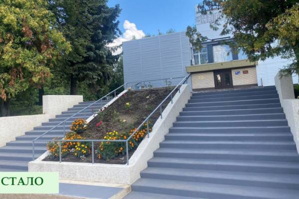 В селе Пригорское обновили лестницу, которую считают самой важной