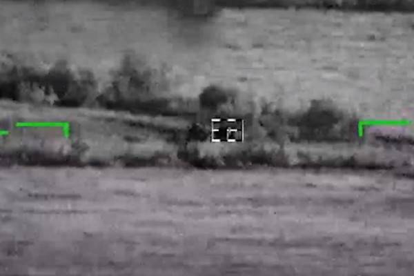 Экипаж вертолета Ка-52 уничтожил боевую бронемашину ВСУ на Южно-Донецком направлении