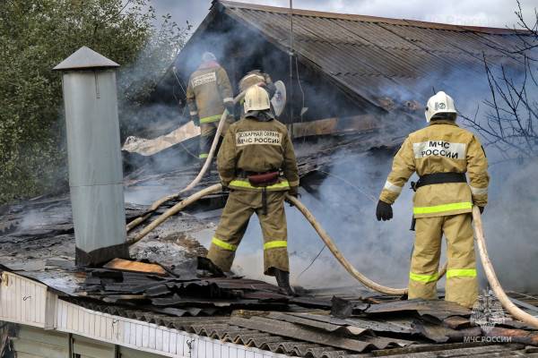 В Рославльском районе при пожаре в частном жилом доме погибла женщина