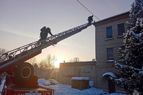 В Вяземском политехническом техникуме произошло условное возгорание