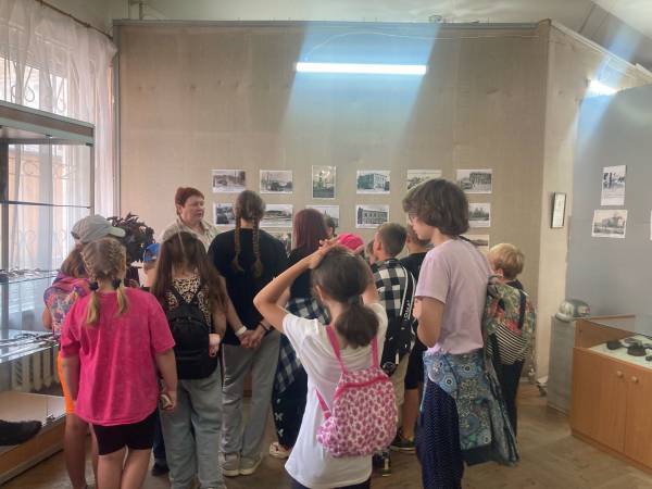Посещение Рославльского музея учениками Кирилловской школы