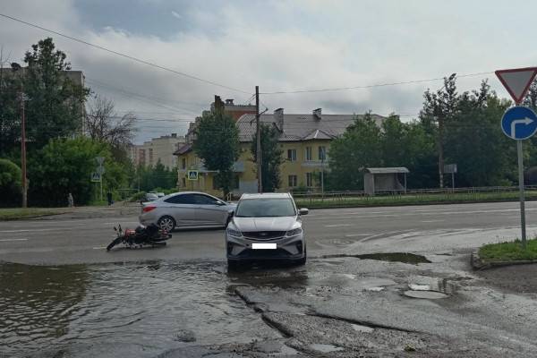 Авария на ул. Крупской