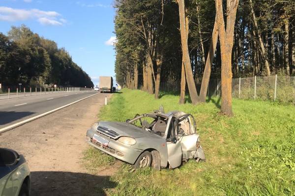 В Вяземском районе на трассе М-1 произошло ДТП с пострадавшим