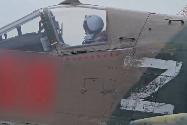 Кадры боевой работы российской авиации в зоне СВО