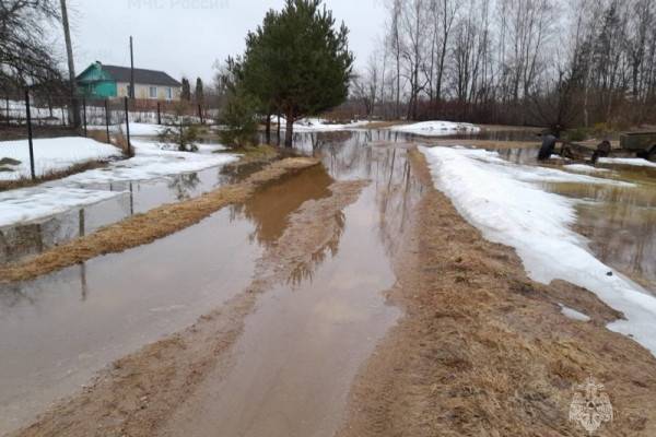 В Смоленской области затоплены четыре участка автодорог