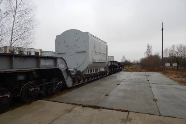 На Смоленскую ТЭЦ-2 прибыл статор нового турбогенератора
