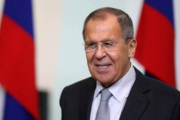 Василий Анохин поздравляет министра иностранных дел РФ Сергея Лаврова с Днём рождения