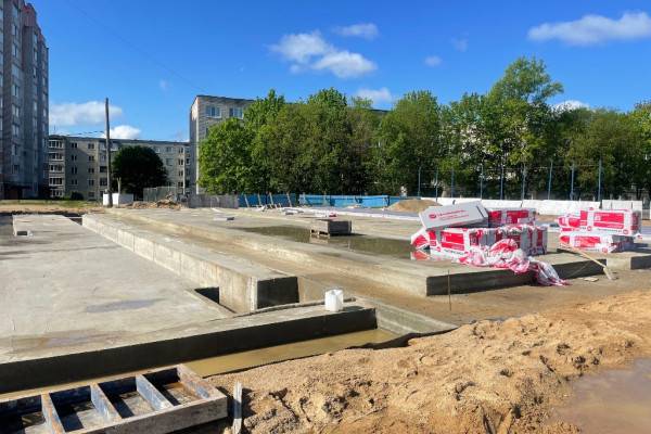 Современный бассейн в Вязьме: строительство идет полным ходом