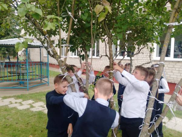 Акция памяти Беслана в рославльской школе