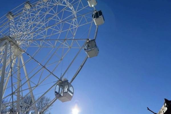 Возобновление работы колеса обозрения в Лопатинском саду Возобновление работы колеса обозрения в Лопатинском саду