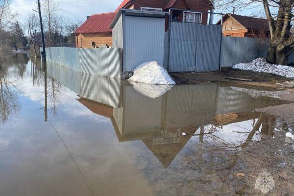 В МЧС предоставили информацию о затоплениях в районах Смоленской области