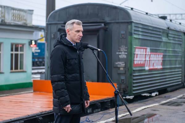 Поезд Минобороны РФ «Сила в правде» прибыл в Смоленск