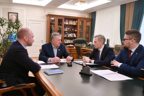 Встреча губернатора Смоленской области с зампредом Совета Федерации