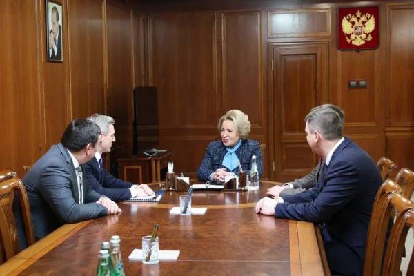 Встреча губернатора Смоленской области с председателем Совета Федерации
