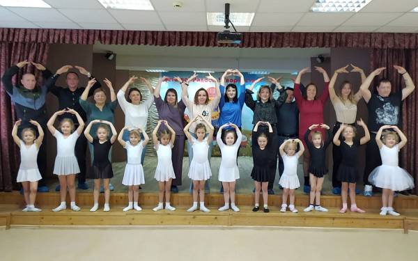 Открытое занятие по хореографии в Доме детского творчества