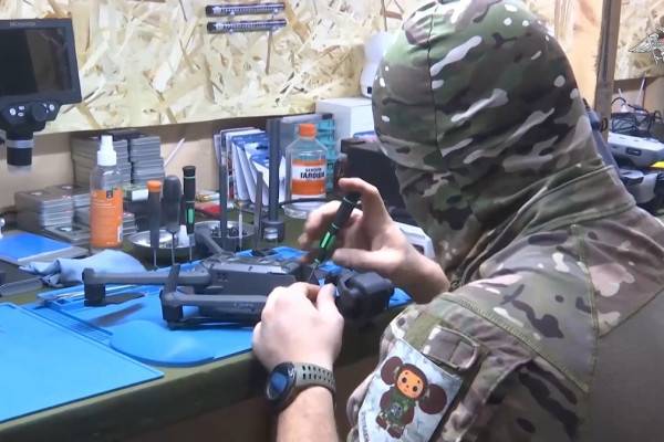 Захваченные вражеские беспилотники после ремонта выполняют задачи для ВС РФ