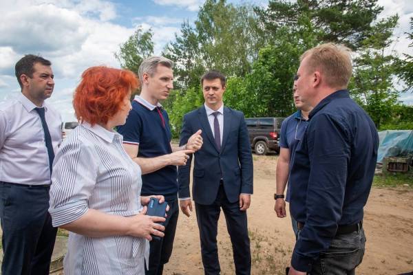 Василий Анохин: До 1 октября в Гагарине должны быть завершены работы по реконструкции очистных сооружений